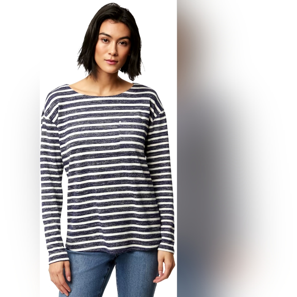 Laura - Stripe Print Tee